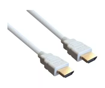 Cavo HDMI da spina A a 19 pin, alta velocità, 2 m, bianco